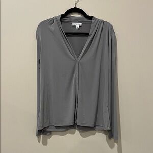 Calvin Klein Charcoal Long Sleeve Top